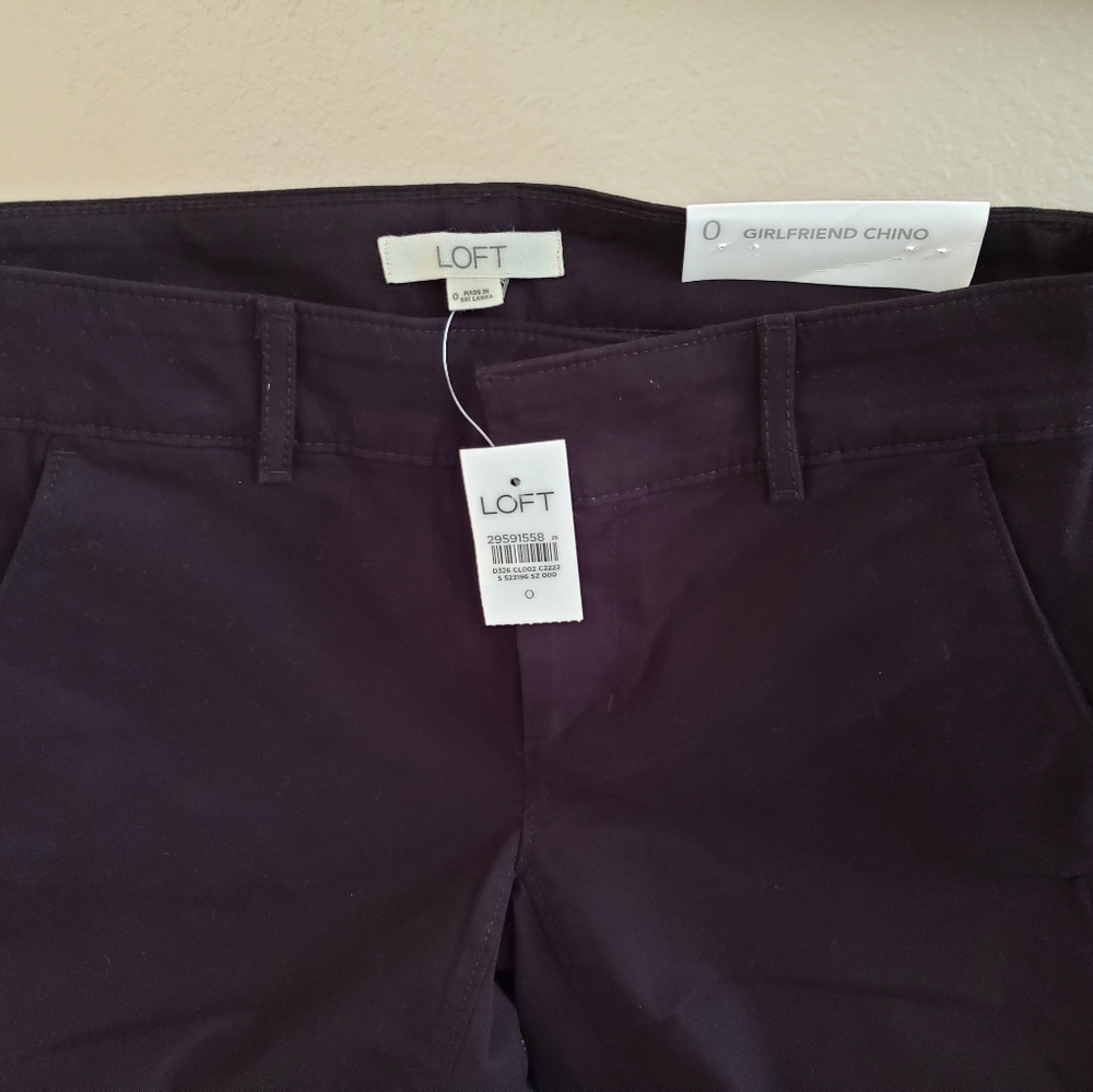 Slim straight chinos